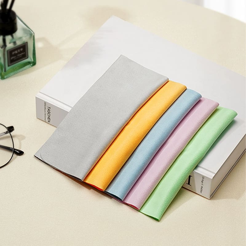 5 colors of watch jewelry suede cleaning cloth product Image