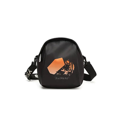 A tiger pattern Cool shell bread nylon crossbody bag Trendsetter Leisure carry on bag
