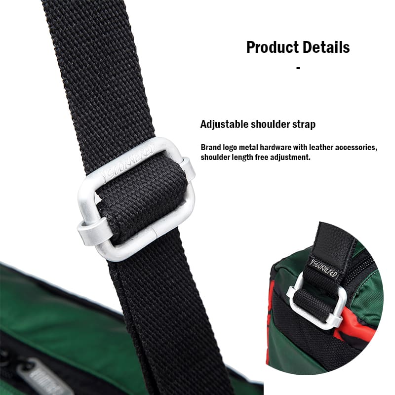 Leisure square brick crossbody personality pattern shoulder travel bag details