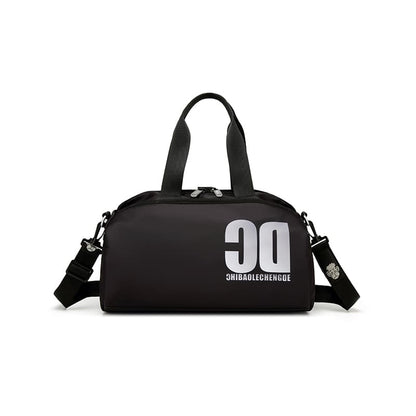 A CD pattern Light and large capacity travel bag handle gym bag crossbody sport bag