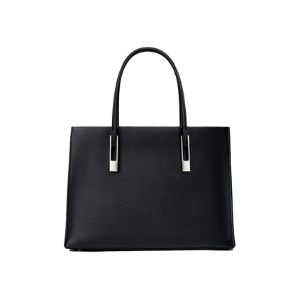 A Black Genuine Leather Tote and Handbag for Ladies Classic Crossbody Bag