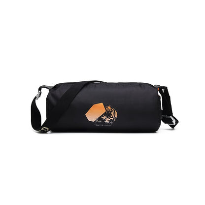 A tiger pattern fashion bucket bag nylon Crossbody sports bag