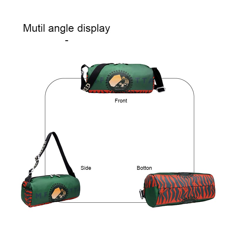 Personalized pattern fashion bucket bag nylon Crossbody sports bag multi angle display