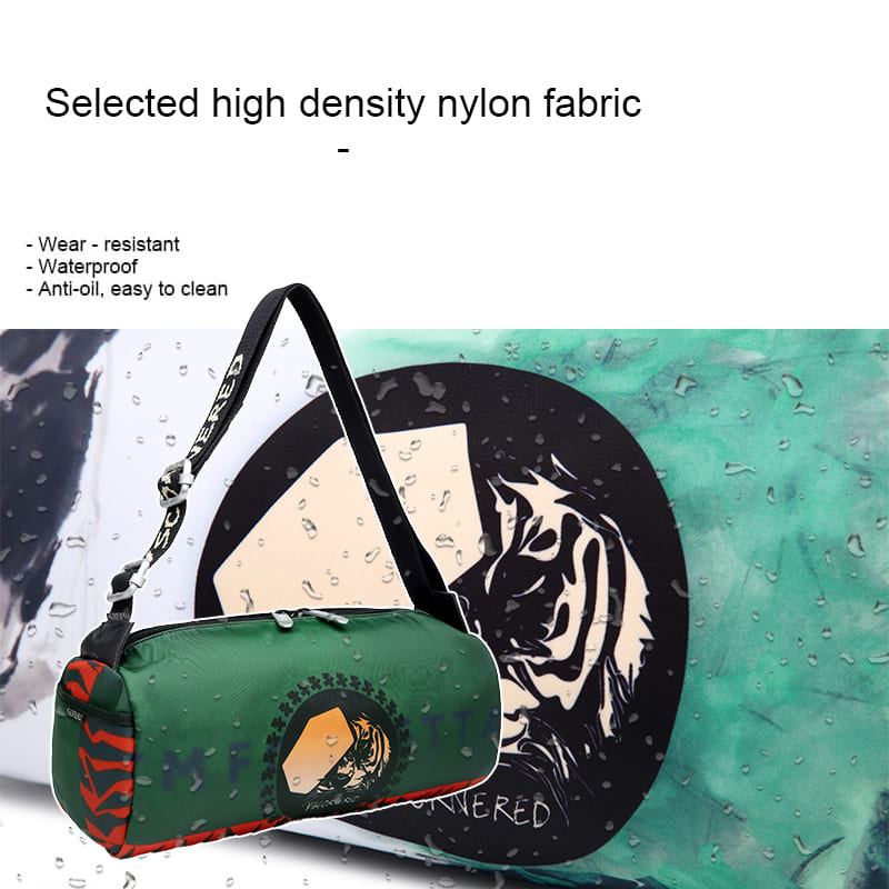 Personalized pattern fashion bucket bag nylon Crossbody sports bag fabric