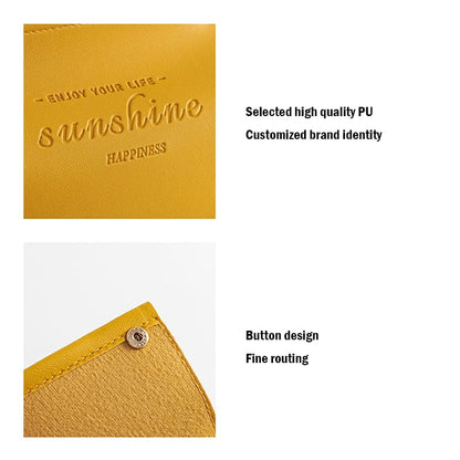 A Yellow Coustom Creative Storage PU Tissue Box Tissue Dispenser Car tissue Box details