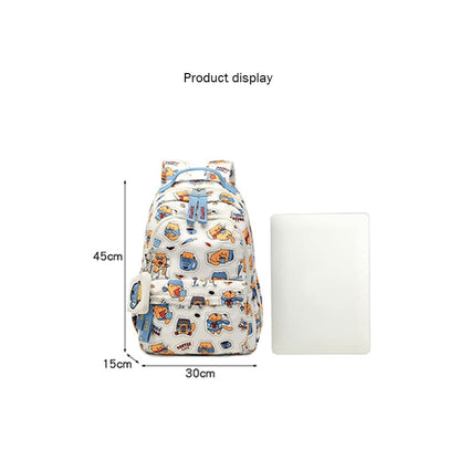 Teenage Girls Backpack High School Girls School Bag Cute Multi Pockets parameter