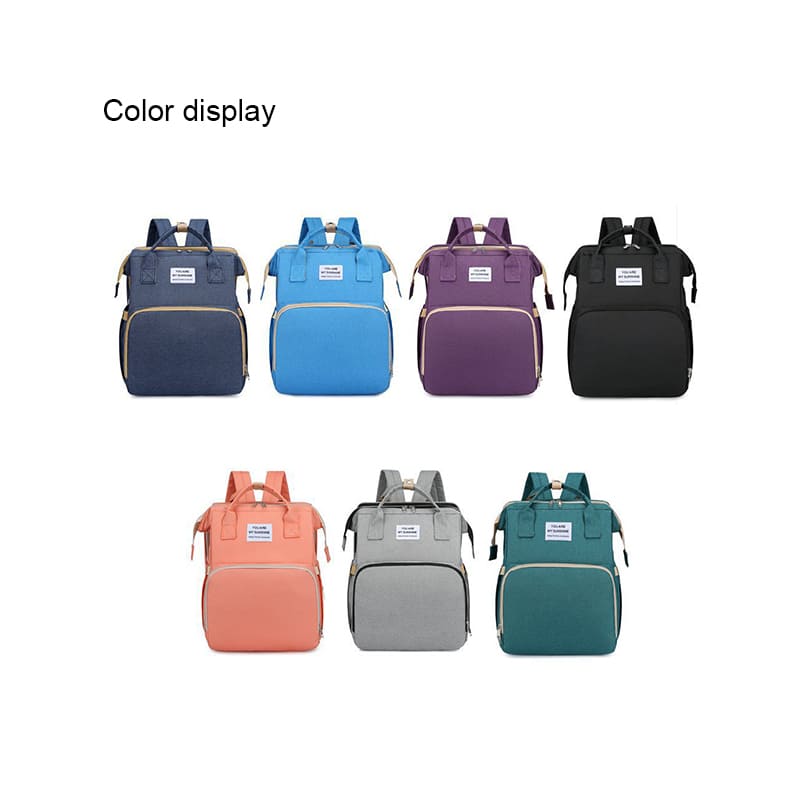A Multi-Function Diaper Bag For Mom Baby Bag Large Capacity Mom Backpack color display
