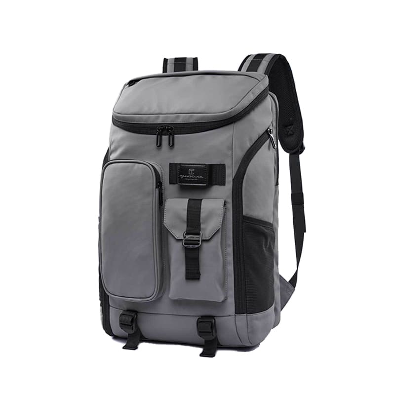 A grey Travel work sports hiking multi-functional backpack racket storage bag