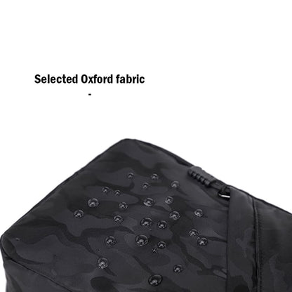 A black Street trend Crossbody bags and urban style chest bags Oxford fanny pack fabric