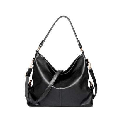 A black Elegant Women Retro Handbag vintage Tote Satchels Shoulder Hobo Bag