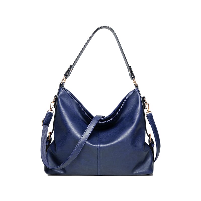 A blue Elegant Women Retro Handbag vintage Tote Satchels Shoulder Hobo Bag