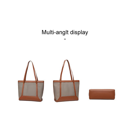 A brown Women Shoulder Bags Leisure Design Fashion Handbag & Stylish Tote Bag multi angle display