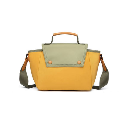 A yellow Niche design crossbody Women Shoulder Bag Female Commuter Casual bag