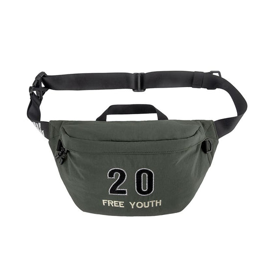 Green Casual Hiking Cycling Lightweight Fanny Pack Waist Bag for Men Women Product Image- View the image